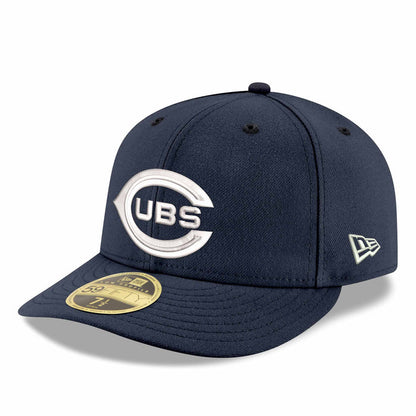 Chicago Cubs New Era Navy 1925 150 Year Anniversary Low Profile 59FIFTY Fitted Cap
