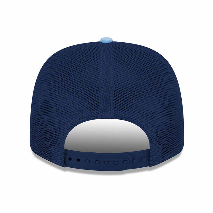 Chicago Cubs New Era Navy Sky Rock Bear 9SEVENTY Stretch Snap Trucker Adjustable Cap