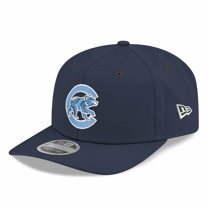 Chicago Cubs New Era Navy Walking Bear 150 Year Anniversary 9SEVENTY Stretch Snap Adjustable Cap