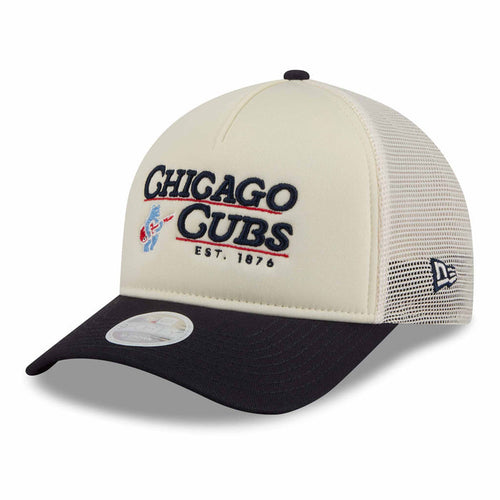 Chicago Cubs New Era Retro Rock 9FORTY A-Frame Snapback Adjustable Cap