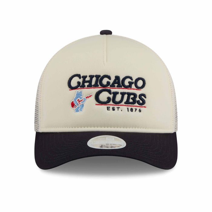 Chicago Cubs New Era Retro Rock 9FORTY A-Frame Snapback Adjustable Cap