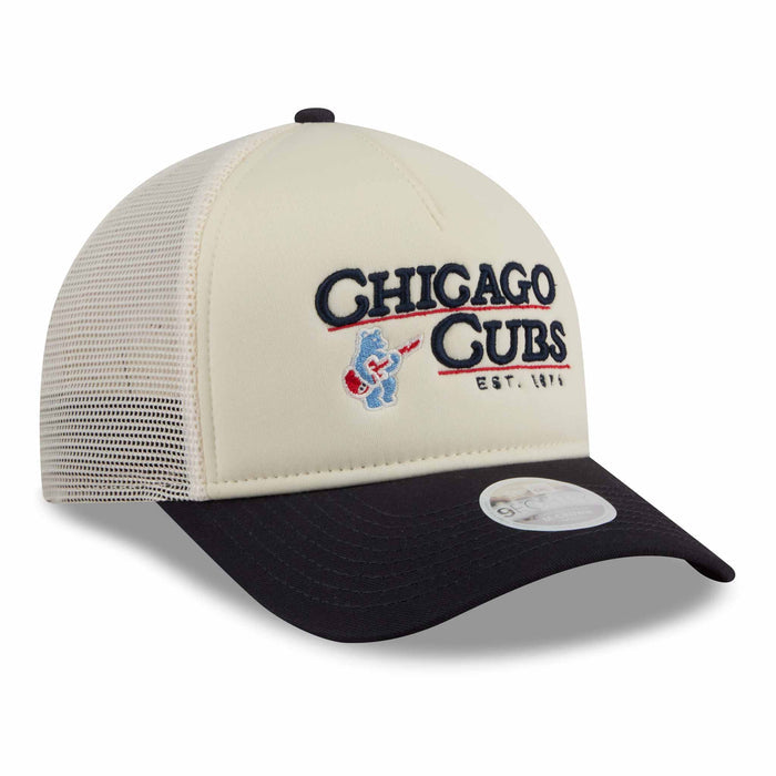 Chicago Cubs New Era Retro Rock 9FORTY A-Frame Snapback Adjustable Cap