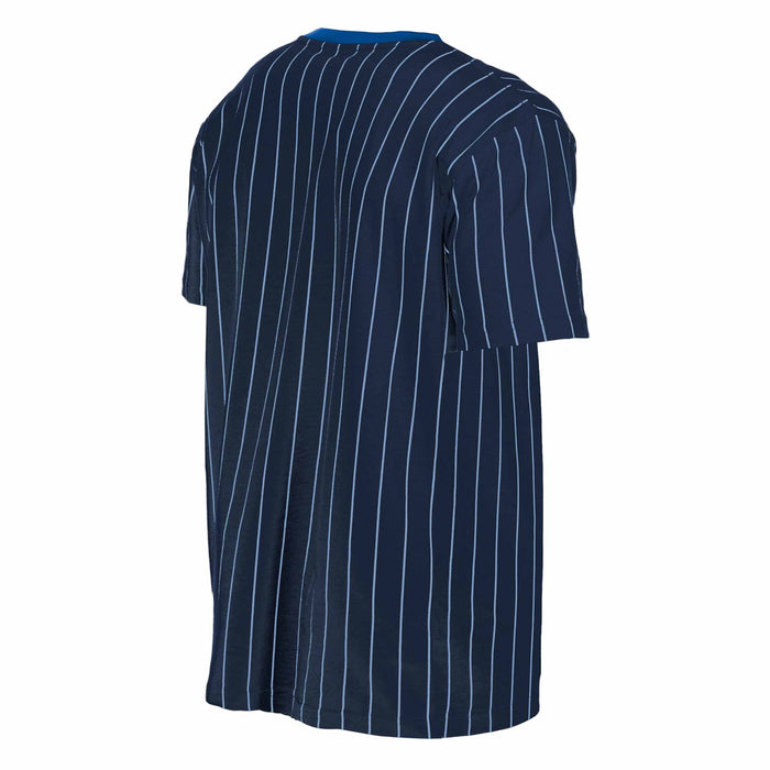 Chicago Cubs New Era Rock Bear Navy Pinstripe T Shirt