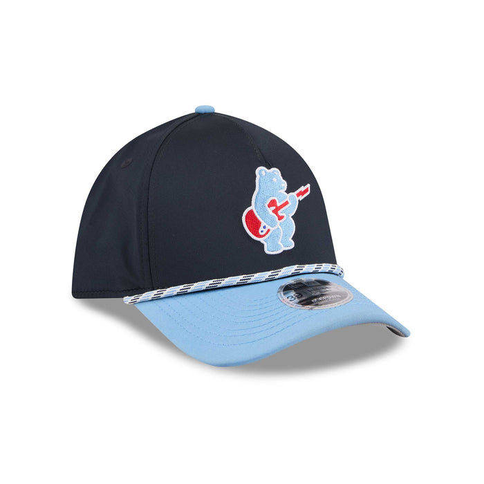 Chicago Cubs New Era Rope Rock Bear 39THIRTY A-Frame Stretch Fit Cap