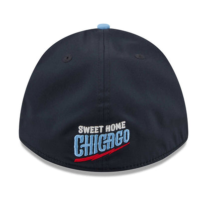 Chicago Cubs New Era Rope Rock Bear 39THIRTY A-Frame Stretch Fit Cap