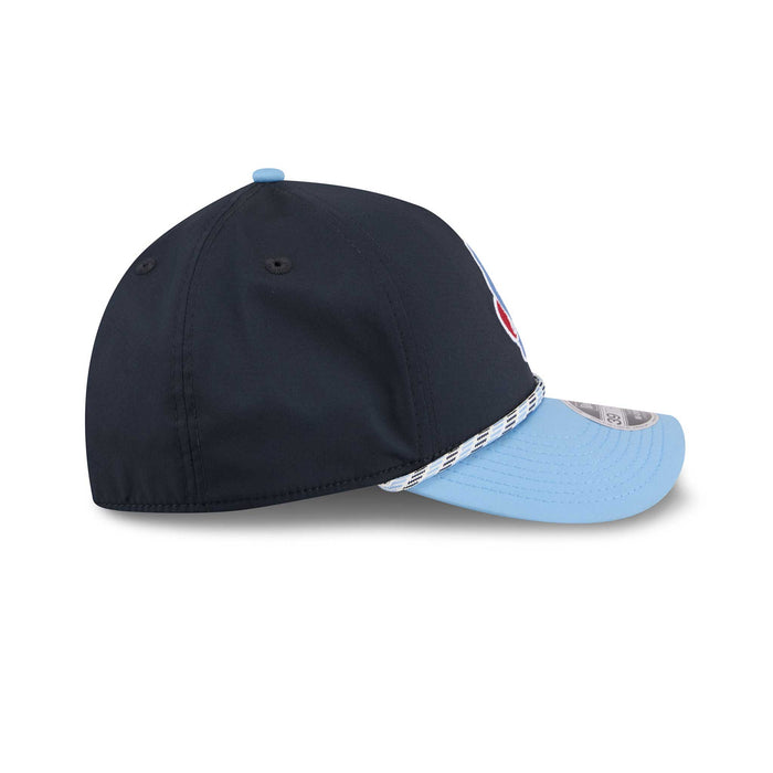 Chicago Cubs New Era Rope Rock Bear 39THIRTY A-Frame Stretch Fit Cap