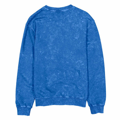 Chicago Cubs New Era Royal Blue 1984 Bear Crest Crewneck Sweatshirt