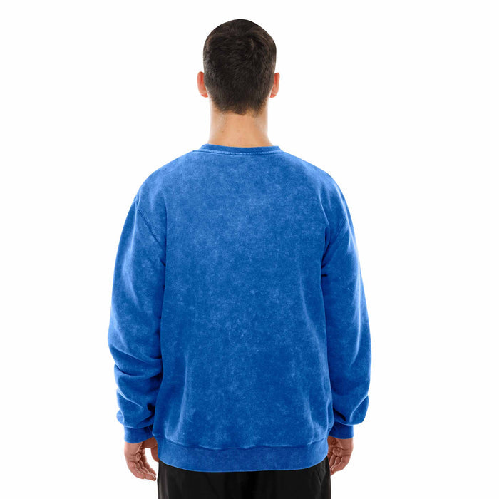 Chicago Cubs New Era Royal Blue 1984 Bear Crest Crewneck Sweatshirt