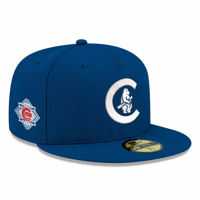 Chicago Cubs New Era Songbird Blue 1911 150 Year Anniversary 59FIFTY Fitted Cap