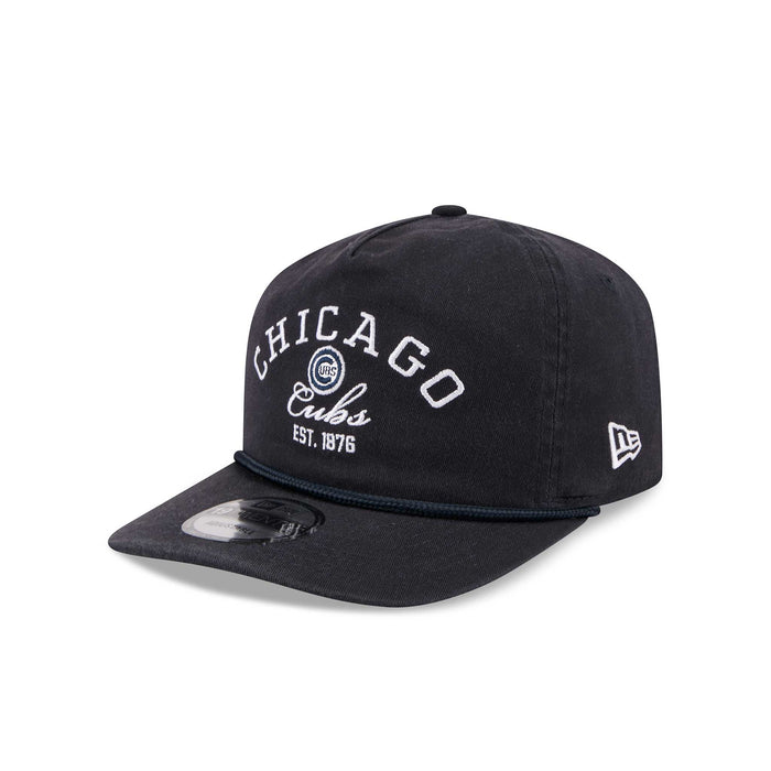 Chicago Cubs New Era Stacked Navy 1920 Rope Snapback Adjustable Cap