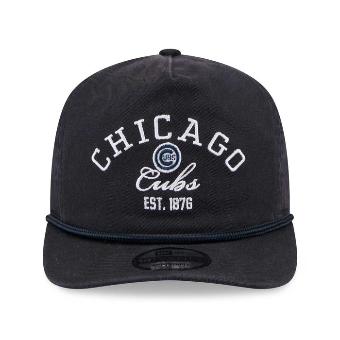 Chicago Cubs New Era Stacked Navy 1920 Rope Snapback Adjustable Cap