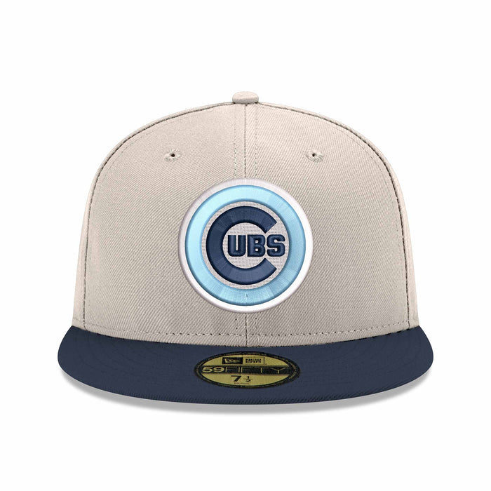 Chicago Cubs New Era Stone Night Shift Bullseye 150 Year Anniversary 59FIFTY Fitted Cap