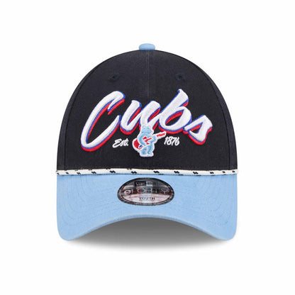 Chicago Cubs New Era Team Youth Loyal 9FORTY Rope Snapback Adjustable Cap