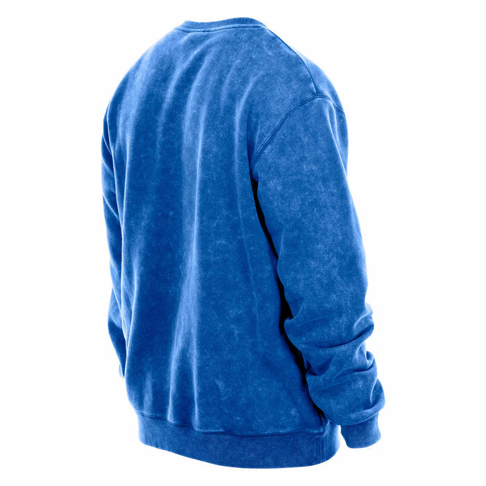 Chicago Cubs New Era Two Tone Retro Alternate Distressed Crewneck Sweatshirt