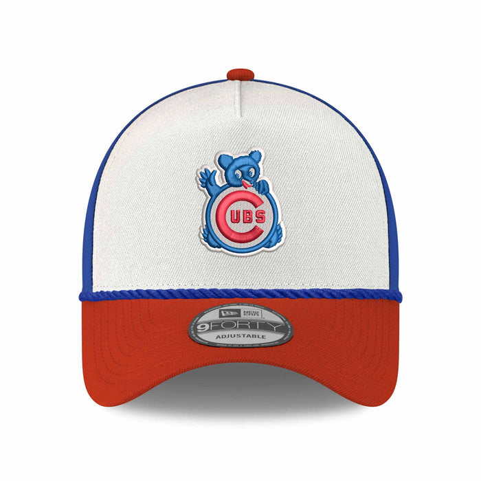 Chicago Cubs New Era Waving Bear 150 Year 9FORTY A Frame Rope Adjustable Cap