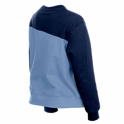 Chicago Cubs New Era Women's Blues Alternate Crewneck Sweatshirt