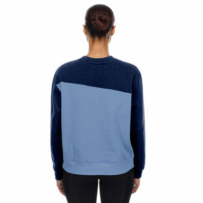 Chicago Cubs New Era Women's Blues Alternate Crewneck Sweatshirt