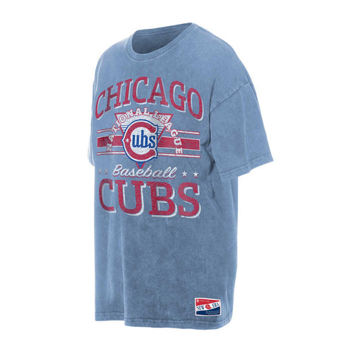 Chicago Cubs New Era Women's Blues Alternate Oversized T Shirt