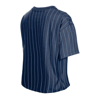 Chicago Cubs New Era Women's Navy Rock Bear Boxy Short Sleeve T Shirt
