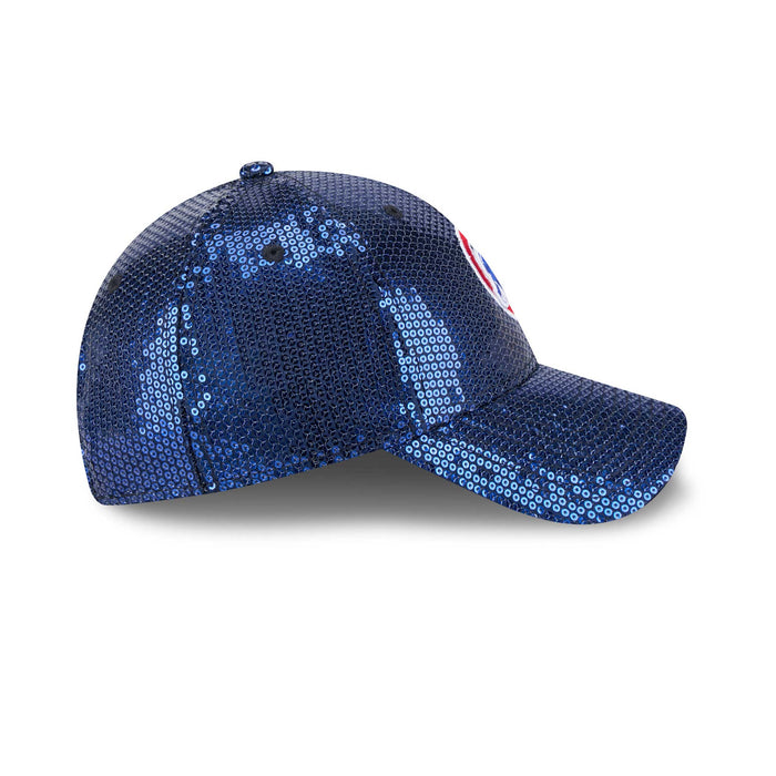 Chicago Cubs New Era Women's Walking Bear Sequin 9FORTY M Crown Adjustable Cap