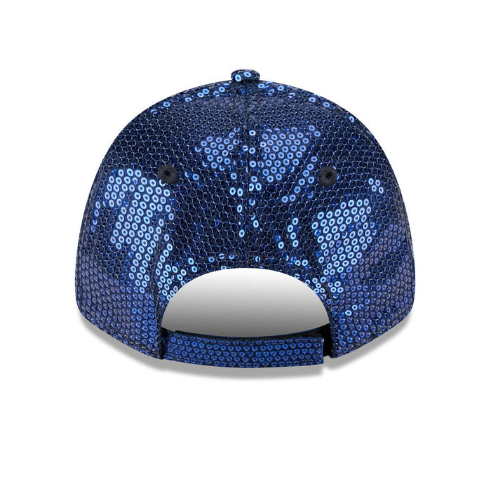 Chicago Cubs New Era Women's Walking Bear Sequin 9FORTY M Crown Adjustable Cap
