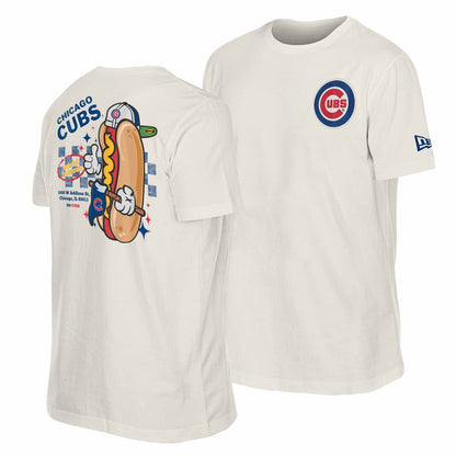 Chicago Cubs New Era World Famous Two Sided Hot Dog T Shirt