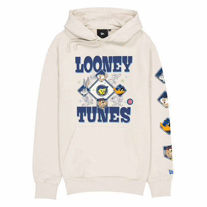 Chicago Cubs New Era X Looney Tunes Pullover Hooded Sweatshirt