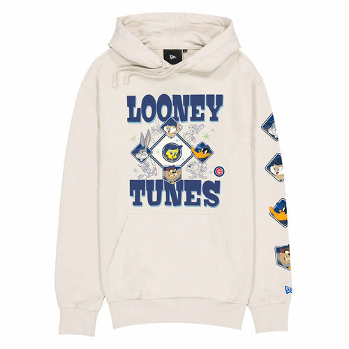 Chicago Cubs New Era X Looney Tunes Pullover Hooded Sweatshirt