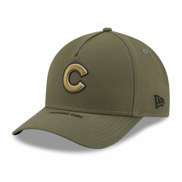 Chicago Cubs New Era Youth 2026 Armed Forces Day 9FORTY Mid Crown Adjustable Cap
