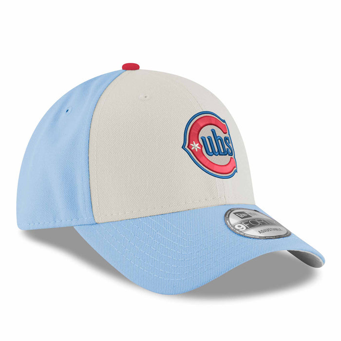 Chicago Cubs New Era Youth Blues Alternate Chrome Sky 9FORTY Adjustable Cap