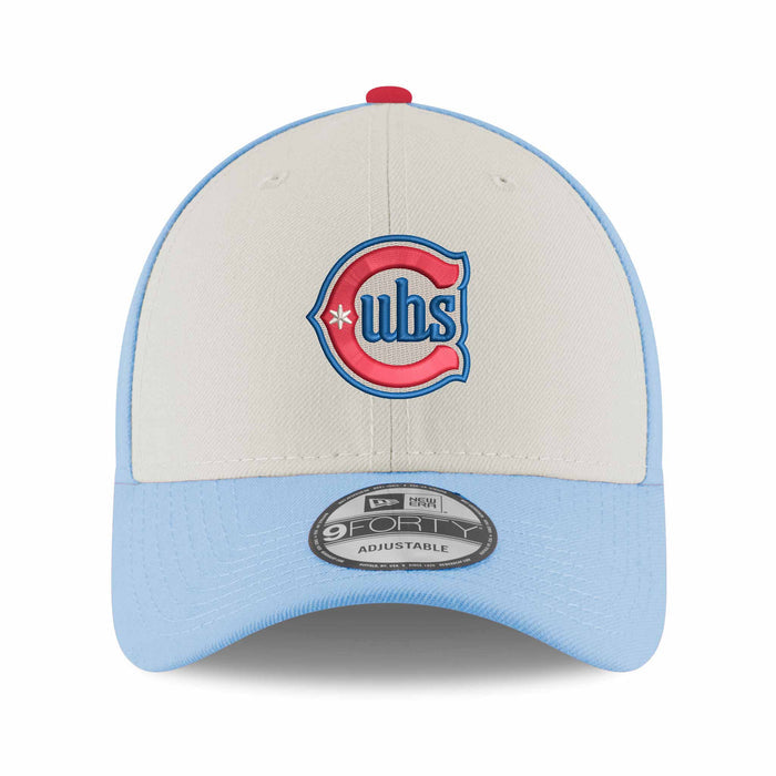Chicago Cubs New Era Youth Blues Alternate Chrome Sky 9FORTY Adjustable Cap