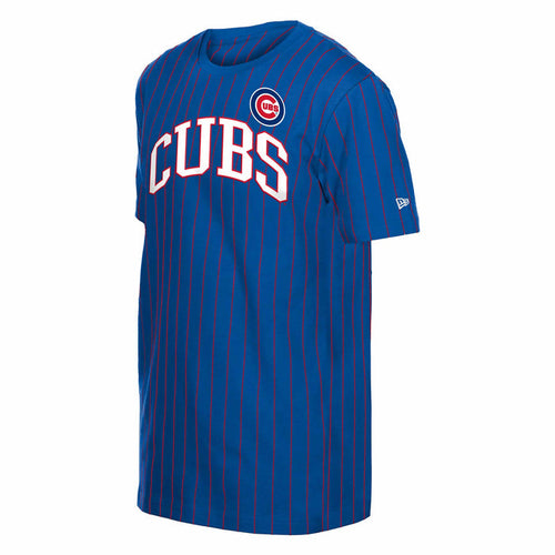 Chicago Cubs New Era Youth Girls Royal Bullseye Boxy Short Sleeve T Shirt