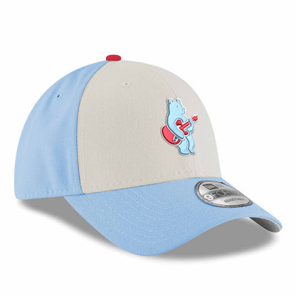 Chicago Cubs New Era Youth Rock Bear Chrome Sky 9FORTY Adjustable Cap