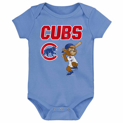 Chicago Cubs Newborn 3 Pack Creeper Set