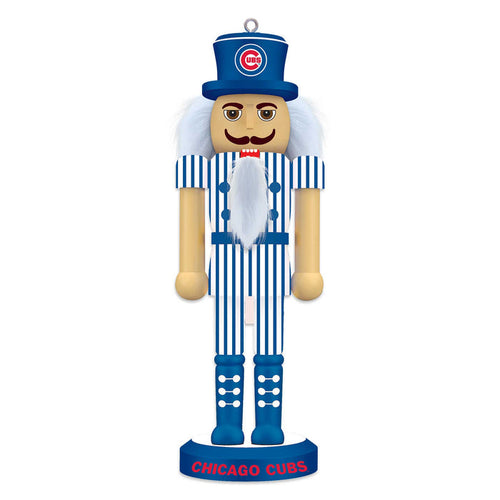 Chicago Cubs Nutcracker Christmas Ornament