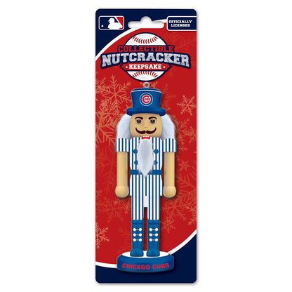 Chicago Cubs Nutcracker Christmas Ornament