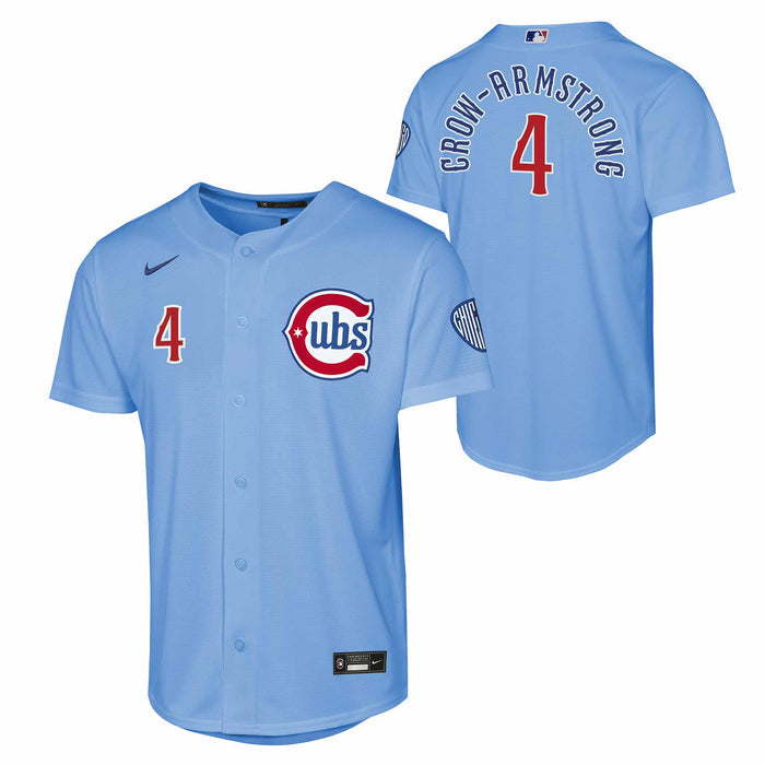 Chicago Cubs Pete Crow-Armstrong Nike Youth Blues Alternate 2 Home Run Jersey