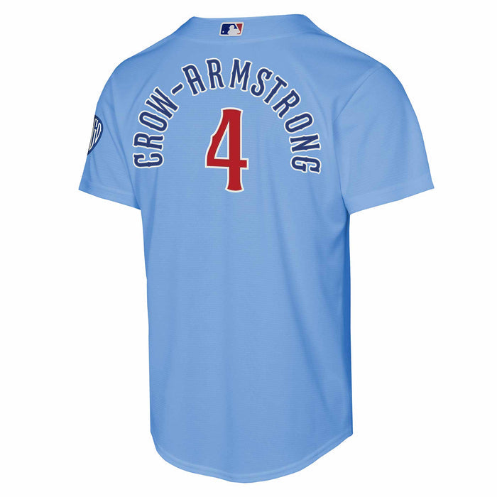Chicago Cubs Pete Crow-Armstrong Nike Youth Blues Alternate 2 Home Run Jersey