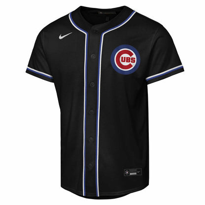 Chicago Cubs Pete Crow-Armstrong Nike Youth Carbon Black Home Run Jersey