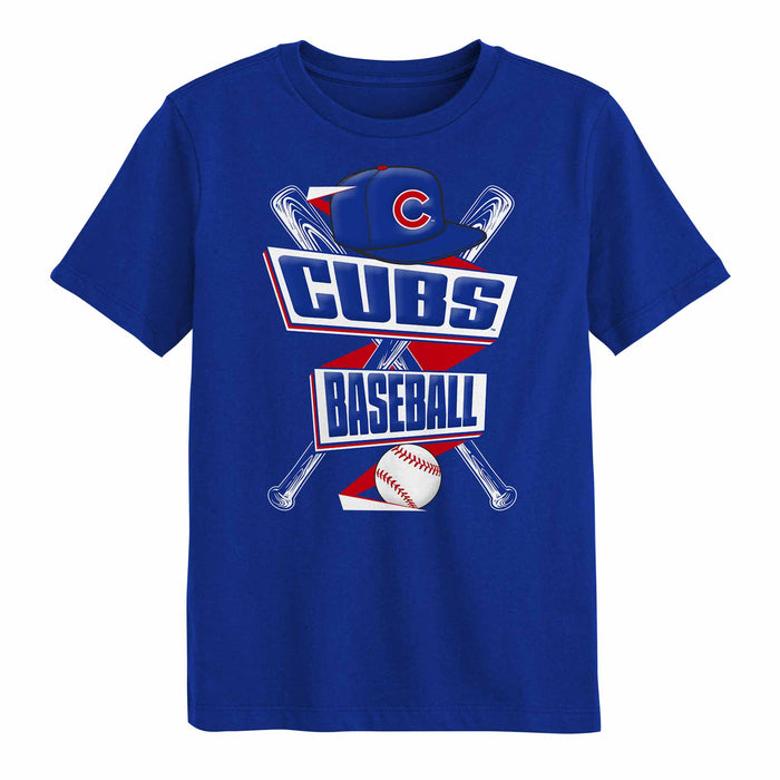Chicago Cubs Pre-School Bat Boy Short Sleeve T Shirt