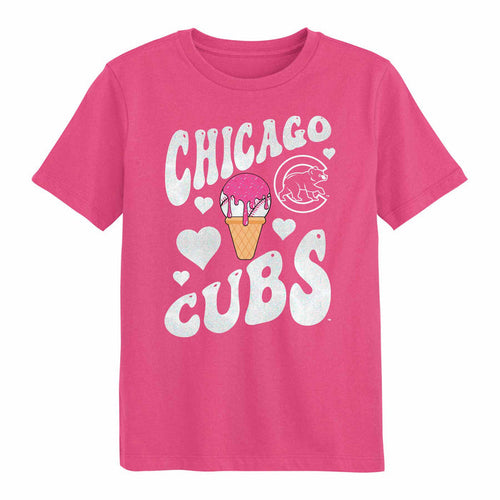 Chicago Cubs Pre-School Girls Ice Cream Short Sleeve T Shirt