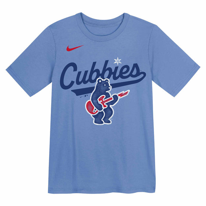 Chicago Cubs Nike PreSchool Electric Bear Cubbies T Shirt