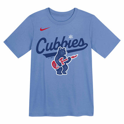 Chicago Cubs Nike PreSchool Electric Bear Cubbies T Shirt