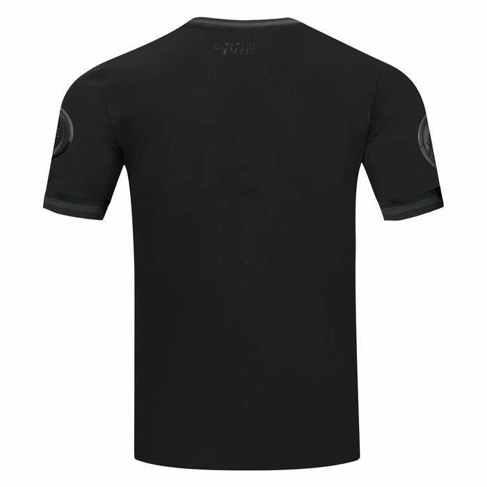 Chicago Cubs Pro Standard Triple Black Heavyweight Jersey T Shirt