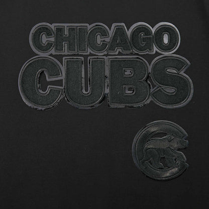 Chicago Cubs Pro Standard Triple Black Heavyweight Jersey T Shirt