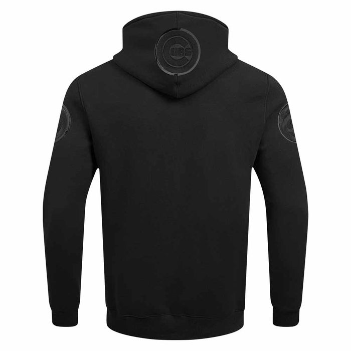 Chicago Cubs Pro Standard Triple Black Hooded Sweatshirt
