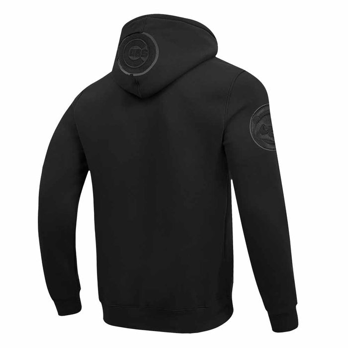 Chicago Cubs Pro Standard Triple Black Hooded Sweatshirt