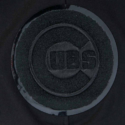 Chicago Cubs Pro Standard Triple Black Hooded Sweatshirt