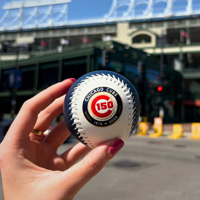 Chicago Cubs Rawlings 150 Year Anniversary Logo Ball