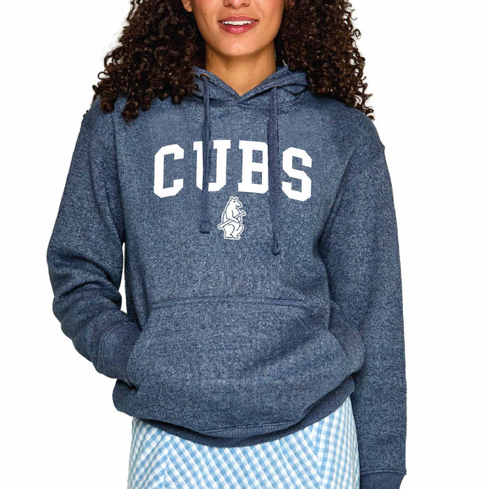 Chicago Cubs Soft As A Grape Women's Nantucket Hooded Sweatshirt